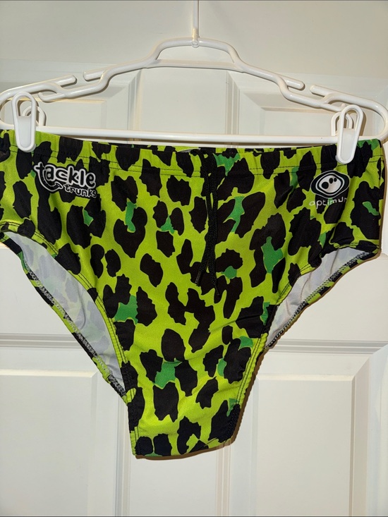 Other - Men’s Performance Swim Briefs - Neon Green Camo by Optimum